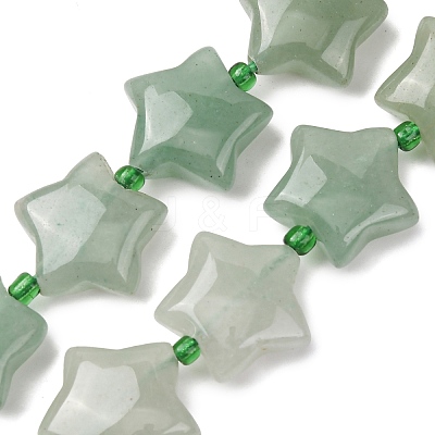 Natural Green Aventurine Beads Strands G-K359-E01-1