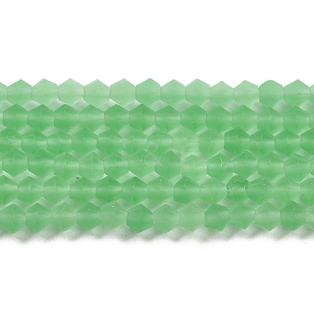 Imitate Austrian Crystal Frosted Glass Beads Strands LS-EGLA-A039-T3mm-MD24-1