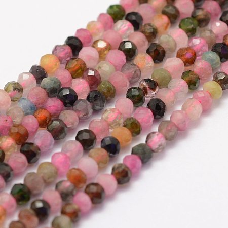 Natural Tourmaline Beads Strands G-F460-14-1