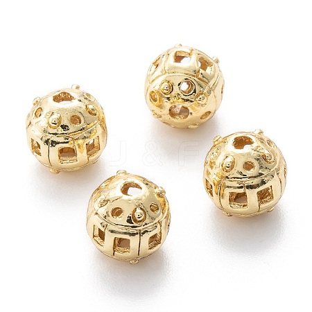 Alloy Hollow Beads X1-PALLOY-P238-20G-RS-1