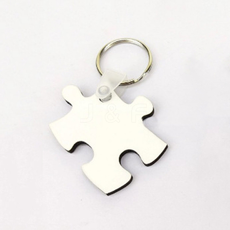 Sublimation Blanks Keychains KEYC-WH0018-21-1