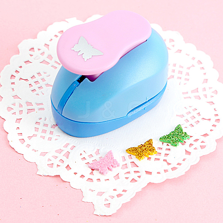 Plastic Paper Craft Hole Punches KICR-PW0001-11B-1