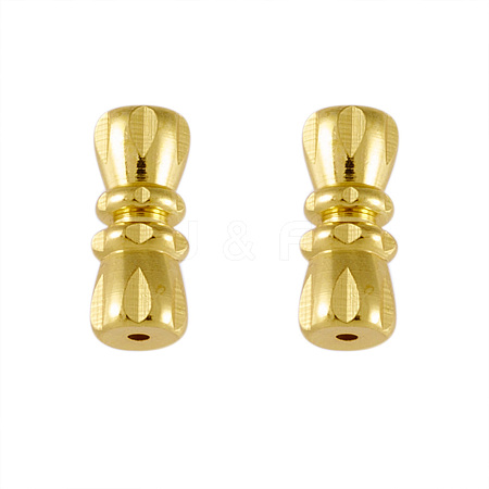 Brass Screw Clasps KK-TAC0003-05G-1