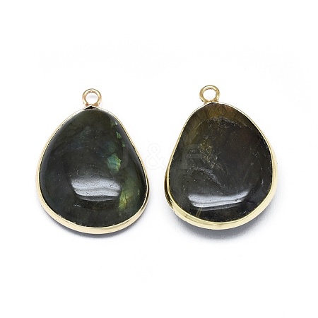 Natural Labradorite Pendants G-E526-06A-1