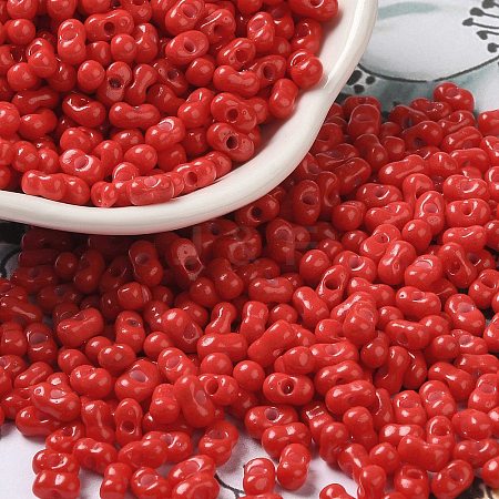 Baking Paint Glass Seed Beads SEED-K009-01A-07-1