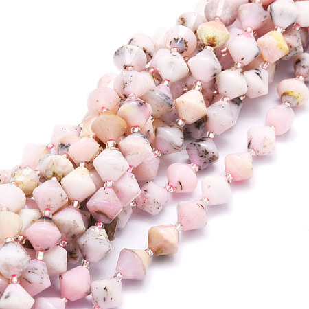 Natural Pink Opal Beads Strands G-E569-C18-1