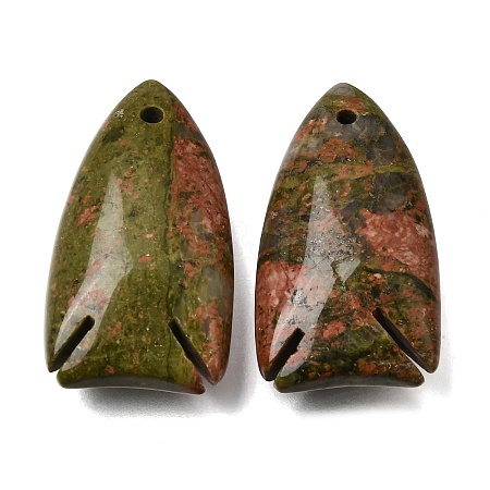 Natural Unakite Pendants GG-CBA6D08-B07-1