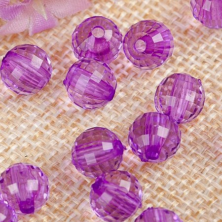 Transparent Acrylic Beads TACR-NH0001-H-19-1