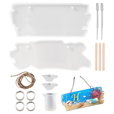 DIY Silicone Hangtag Molds Kits DIY-TA0008-28-1