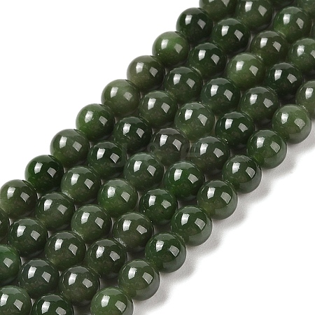 Natural Canada Jade Beads Strands G-NH0001-G01-02-1