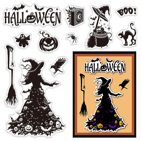 Custom PVC Plastic Clear Stamps DIY-WH0448-0036-1