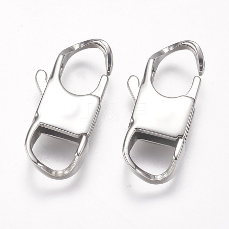 Tarnish Resistant 304 Stainless Steel Lobster Claw Clasps STAS-I082-13P-03-1