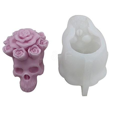 Skull DIY Candle Silicone Molds PW-WG0F8BA-01-1