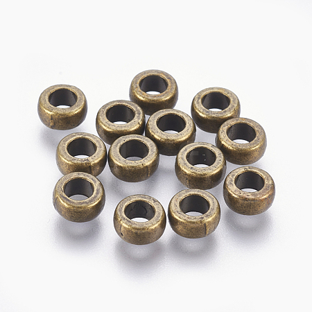 Tibetan Style Alloy Beads TIBEB-Q004-AB-FF-1