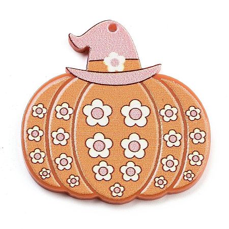 Halloween Printed Acrylic Pendants MACR-M048-03A-1