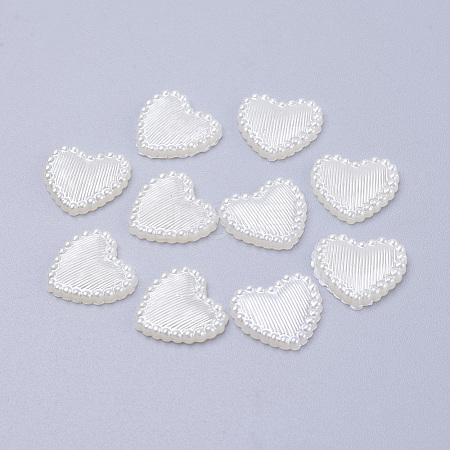 Acrylic Pearl Cabochons MACR-F024-22-1