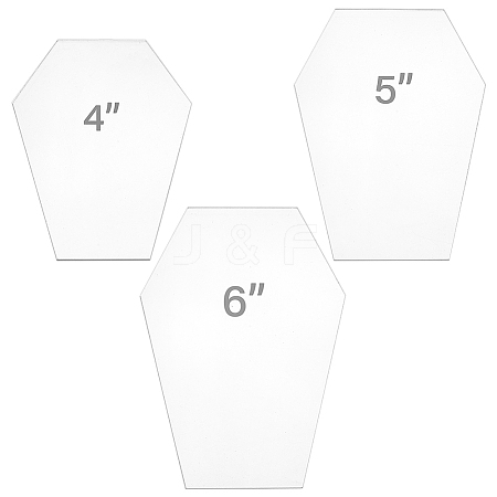 Acrylic Quilting Templates DIY-BC0014-52B-1