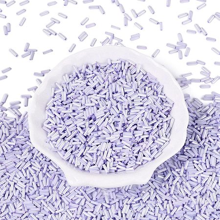 FGB Grade A Glass Round Bugle Beads SEED-Q040-06A-07-1