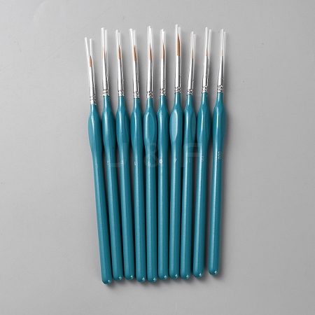 Wooden Paint Brushes Pens Sets AJEW-WH20019-33A-1
