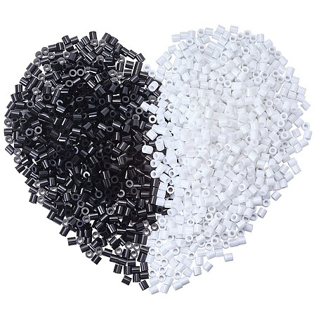 2000Pcs 2 Colors PE DIY Melty Beads Fuse Beads Refills DIY-SP0002-09-1