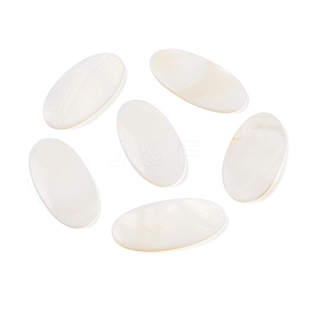 Natural Freshwater Shell Cabochons BSHE-G036-10B-1