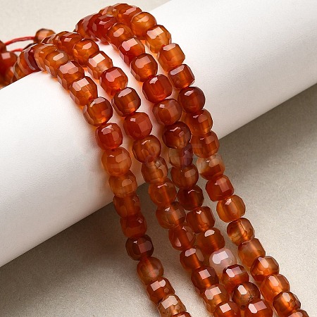 Natural Red Agate Beads Strands G-F797-A18-01-1