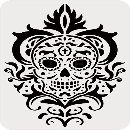 Plastic Reusable Drawing Painting Stencils Templates DIY-WH0202-358-1