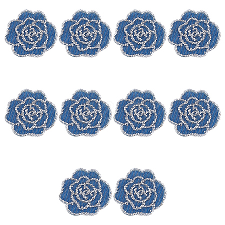 10Pcs Hotfix Glass Rhinestone DIY-WR0004-87A-1