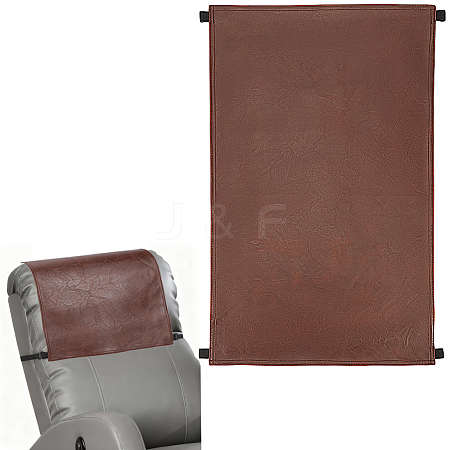 PU Leather Lounge Chair Headrest Cover AJEW-CL0003-56B-1