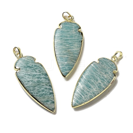 Natural Amazonite Pendants G-A099-01G-04-1