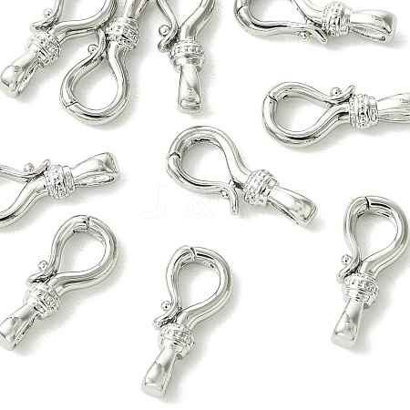 SHEGRACE Brass Spring Ring Clasps XGRQ6B242-890P-1