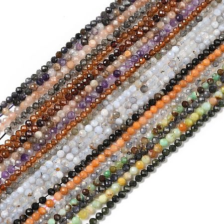 Natural Mixed Gemstone Beads Strands G-G161-A15-03-1