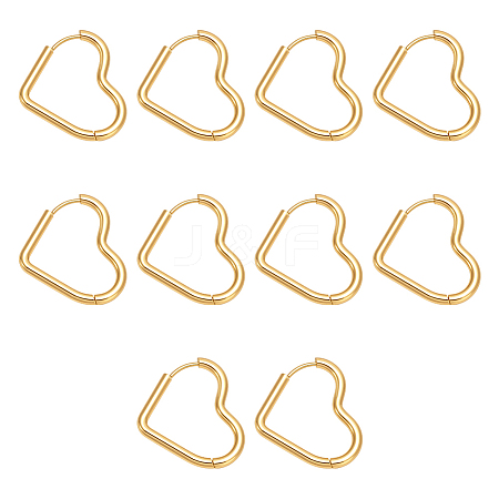 6 Pairs 3 Styles 304 Stainless Steel Hoop Earrings EJEW-UN0003-29D-1