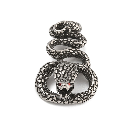 316 Surgical Stainless Steel Rhinestone Pendants STAS-Z073-122AS-01-1
