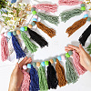 Wool Felt Ball Tassel Garland Banner DIY-WH20011-28B-3