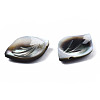 Natural Black Lip Shell Pendants SSHEL-S258-101A-4