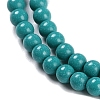 Synthetic Turquoise Beads Strands G-U004-02G-4