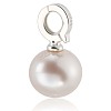 1Pc Natural Baroque Keshi Pearl Freshwater Pearl Round Pendants PEAR-BBC0001-25B-6