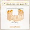 1Pc Galvanized Iron Open Cuff Bangles for Women BJEW-LP0015-21-2