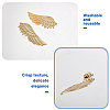 1 Pair Wing Alloy Brooches JEWB-CA0001-81-4
