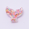 Transparent Flatback Resin Cabochons Accessories RESI-WH0009-81-2