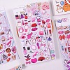 Costume Ball Theme PVC Self-Adhesive Cartoon Stickers STIC-PW0018-04-2