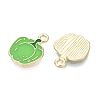 Alloy Enamel Pendants ENAM-Q003-02B-G-2