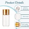 20Pcs 4 Style Glass Bead Containers MRMJ-CP0001-22A-6