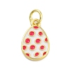 Rack Plating Brass Enamel Charms KK-M293-34G-02-1