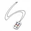 Pride Style 201 Stainless Steel Pendant Necklaces NJEW-F288-04B-P-2