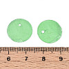 Spray Painted Natural Capiz Shell Disc Charms X1-BSHE-T014-02E-3