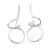Tarnish Resistant 304 Stainless Steel Stud Earrings EJEW-L215-48P-2