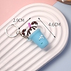 Milk Tea PVC Bag Keychain LS-PW-WG2786B-01-2
