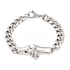 304 Stainless Steel Link Bracelets LS-BJEW-D379-19P-2